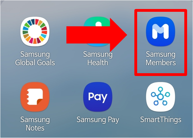 삼성멤버스 앱 사진입니다.
