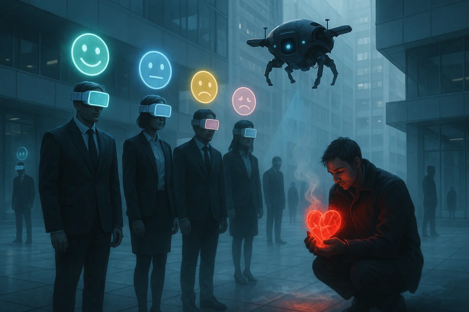 차가운 공감: 감정까지 성과로 평가받는 시대 관련 사진