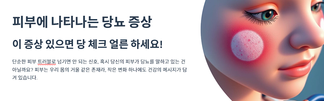 피부에 나타나는 당뇨 증상, 이 증상 있으면 당 체크 얼른 하세요!