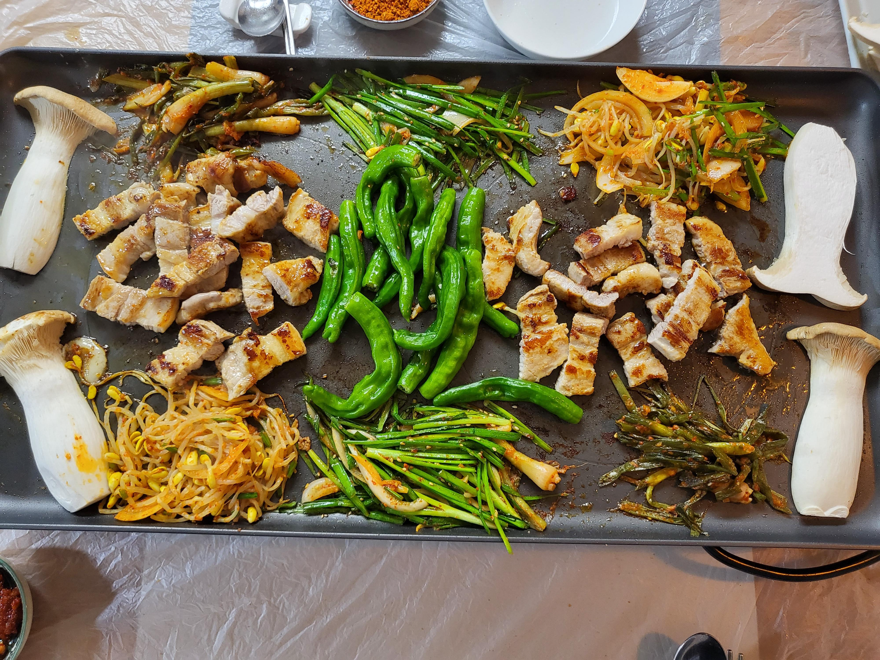 쇼핑 산책 - 삼겹살 구이