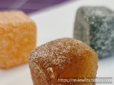 터프구미의 단면. 겉면과 다르지 않음.