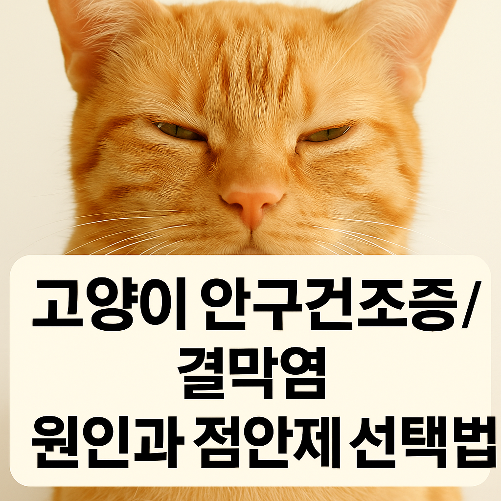 고양이 안구건조증 / 결막염 증상 (1)