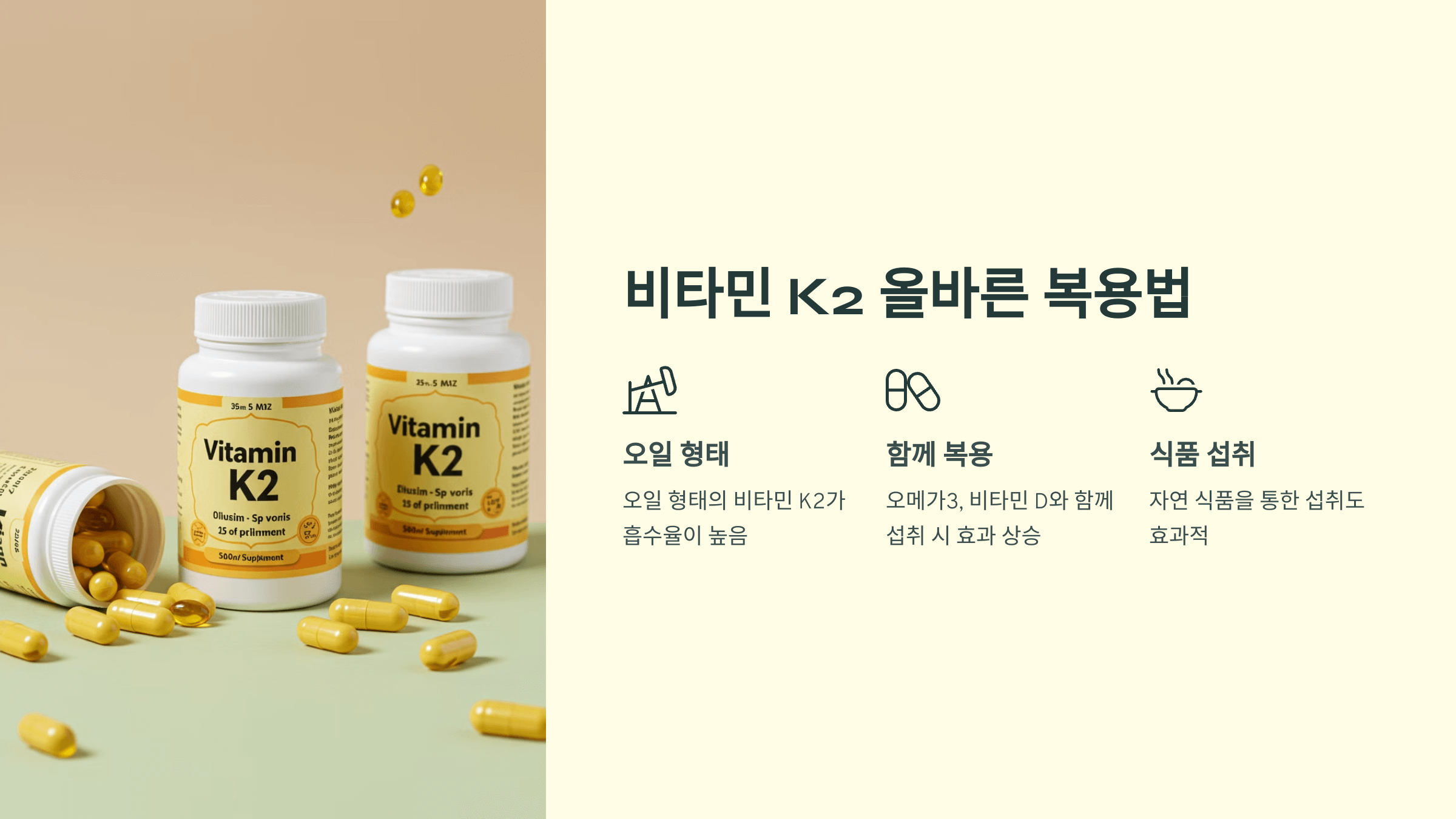 비타민K2와 관련된 사진입니다.