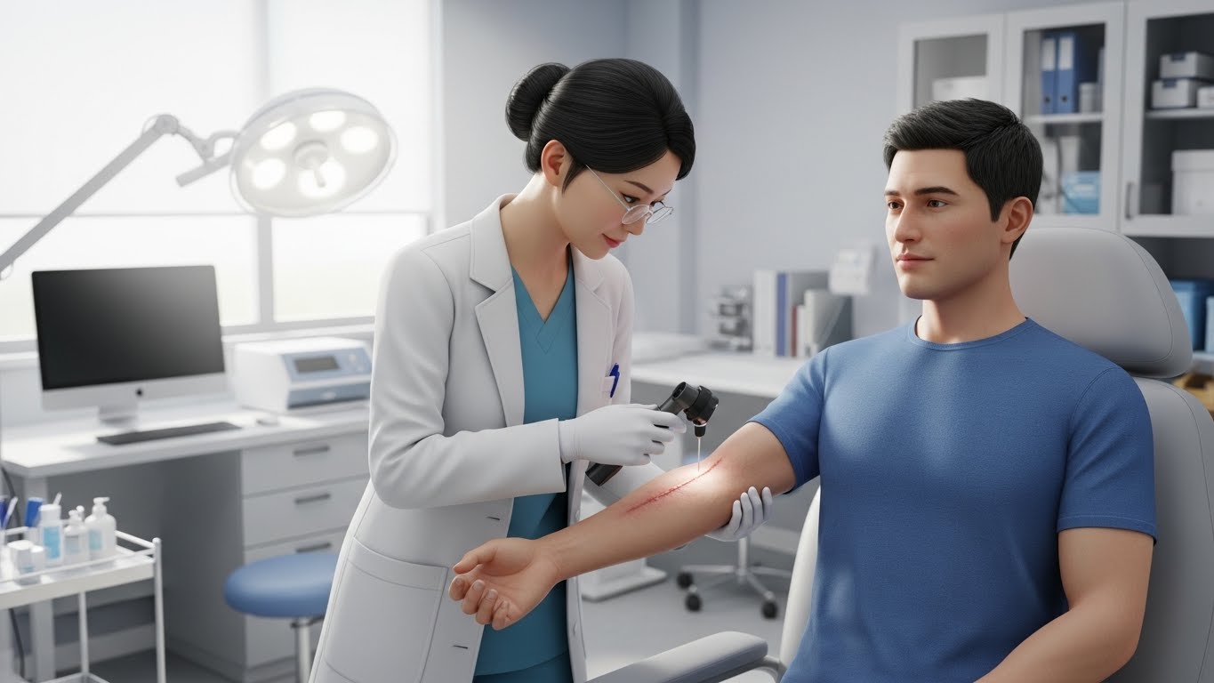 비후성 흉터 치료, 흉터 연고 효과, 흉터 주사 가격