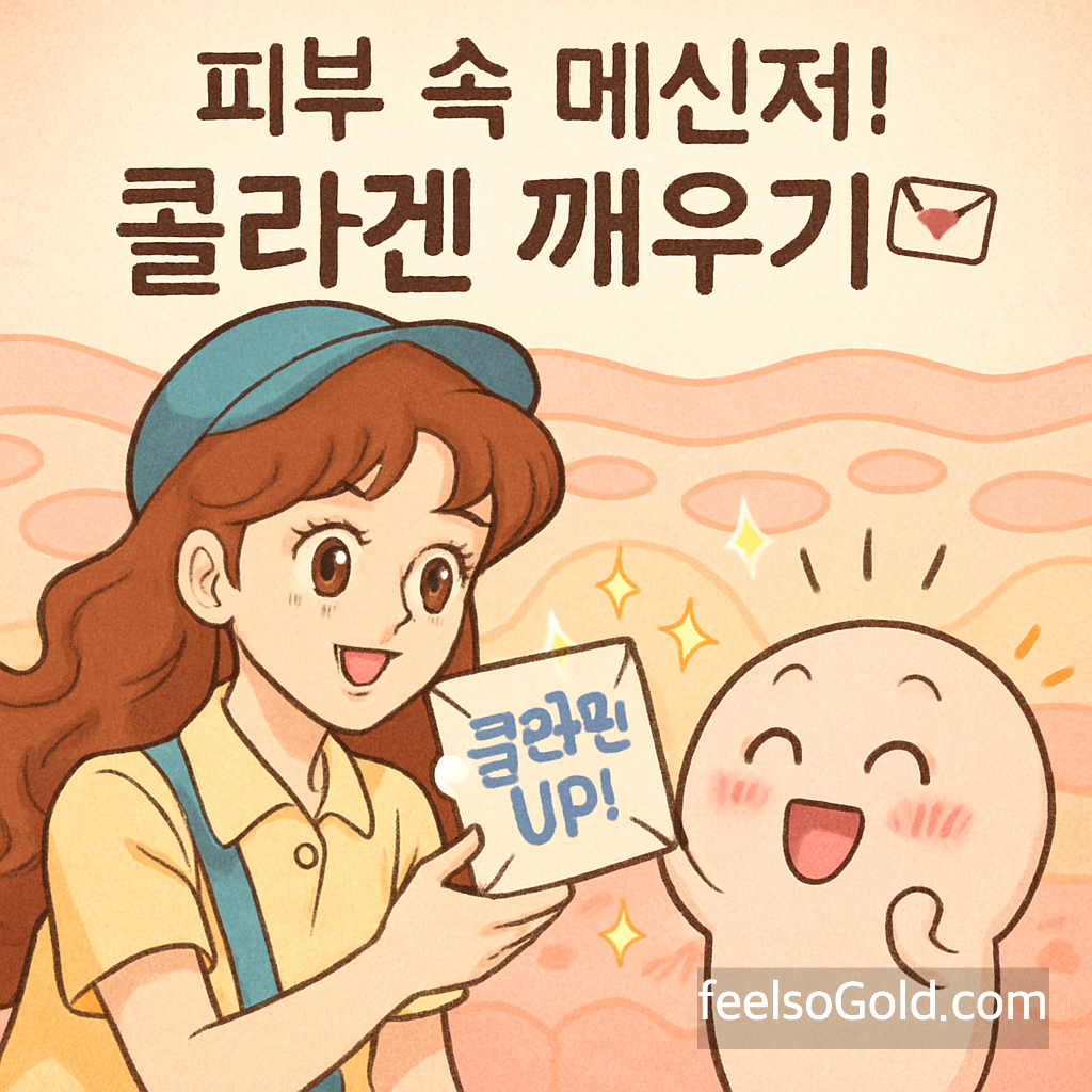 피부 속 메신저! 콜라겐 깨우기💌