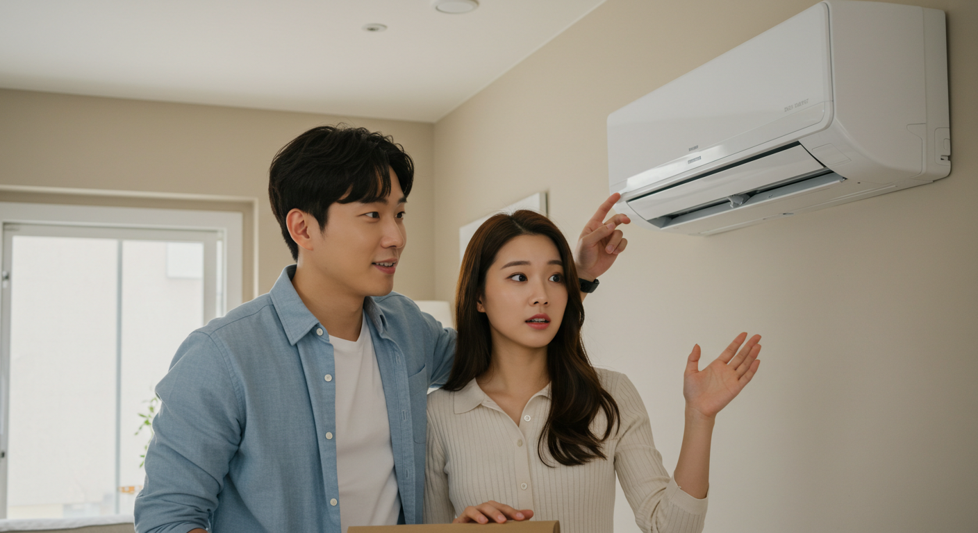 위니아 벽걸이 에어컨 청소방법