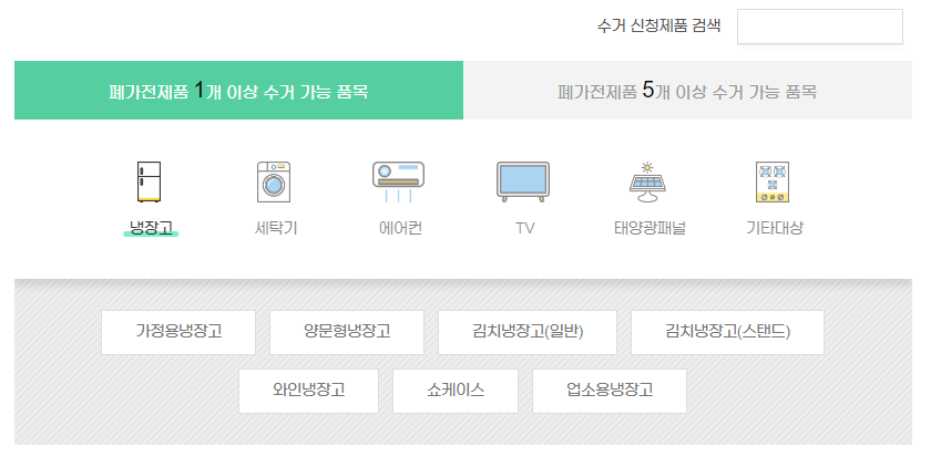 폐가전 무상방문수거 서비스
