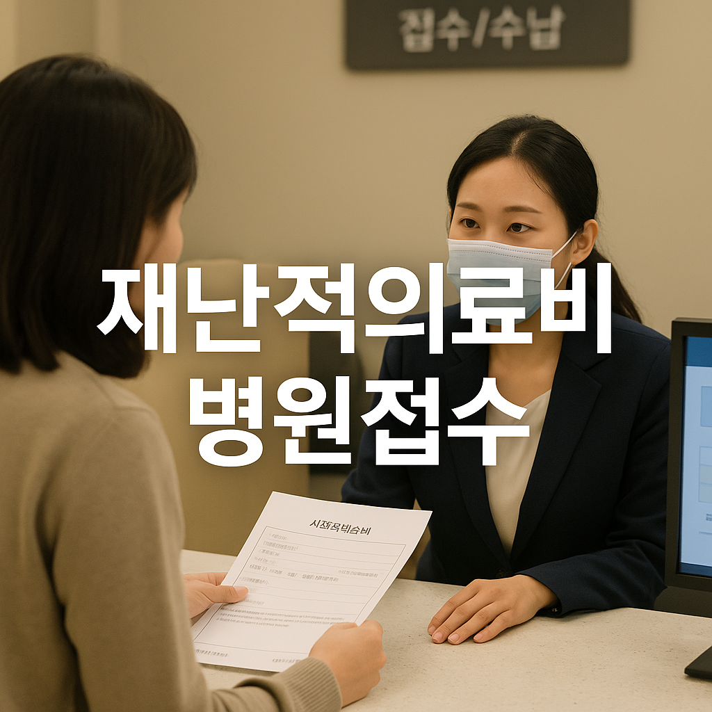 2025 재난적의료비 병원 접수 방법 완벽 가이드