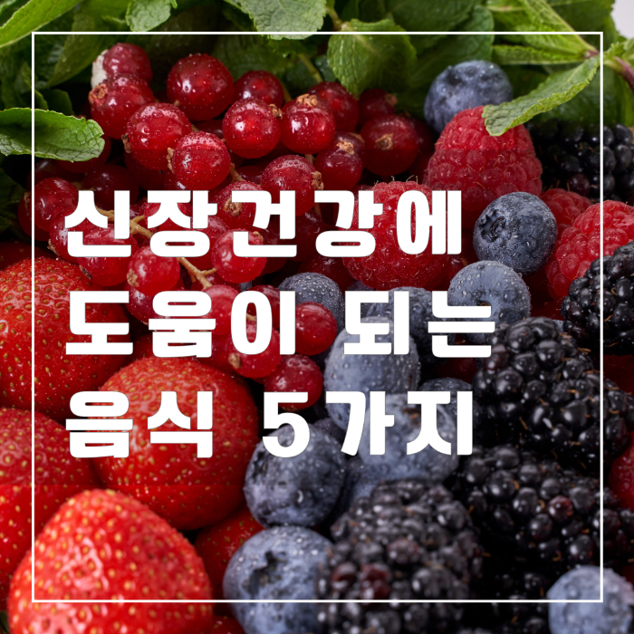 신장건강에 도움이 되는 음식 5가지
