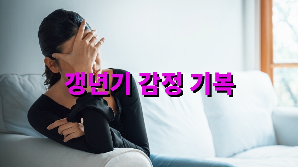 갱년기 감정 기복 완화에 도움 되는 생활 습관