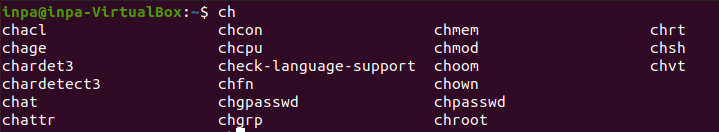 명령어 자동완성 및 도움말