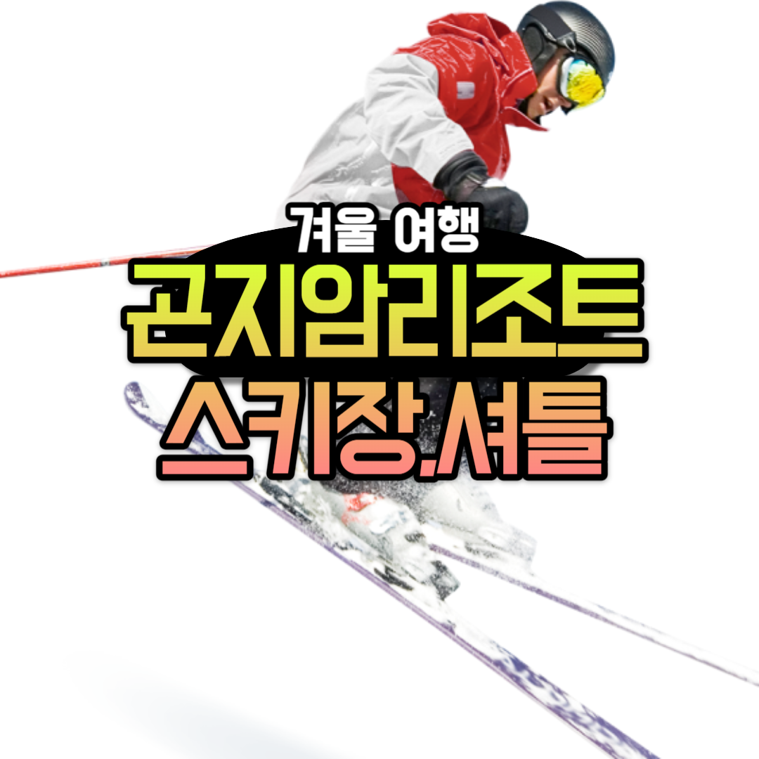 곤지암리조트 스키장 요금 정보 및 유료 픽업 셔틀 버스 예약방법