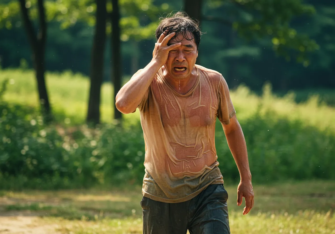 체온을 빠르게 낮추는 것이 최우선