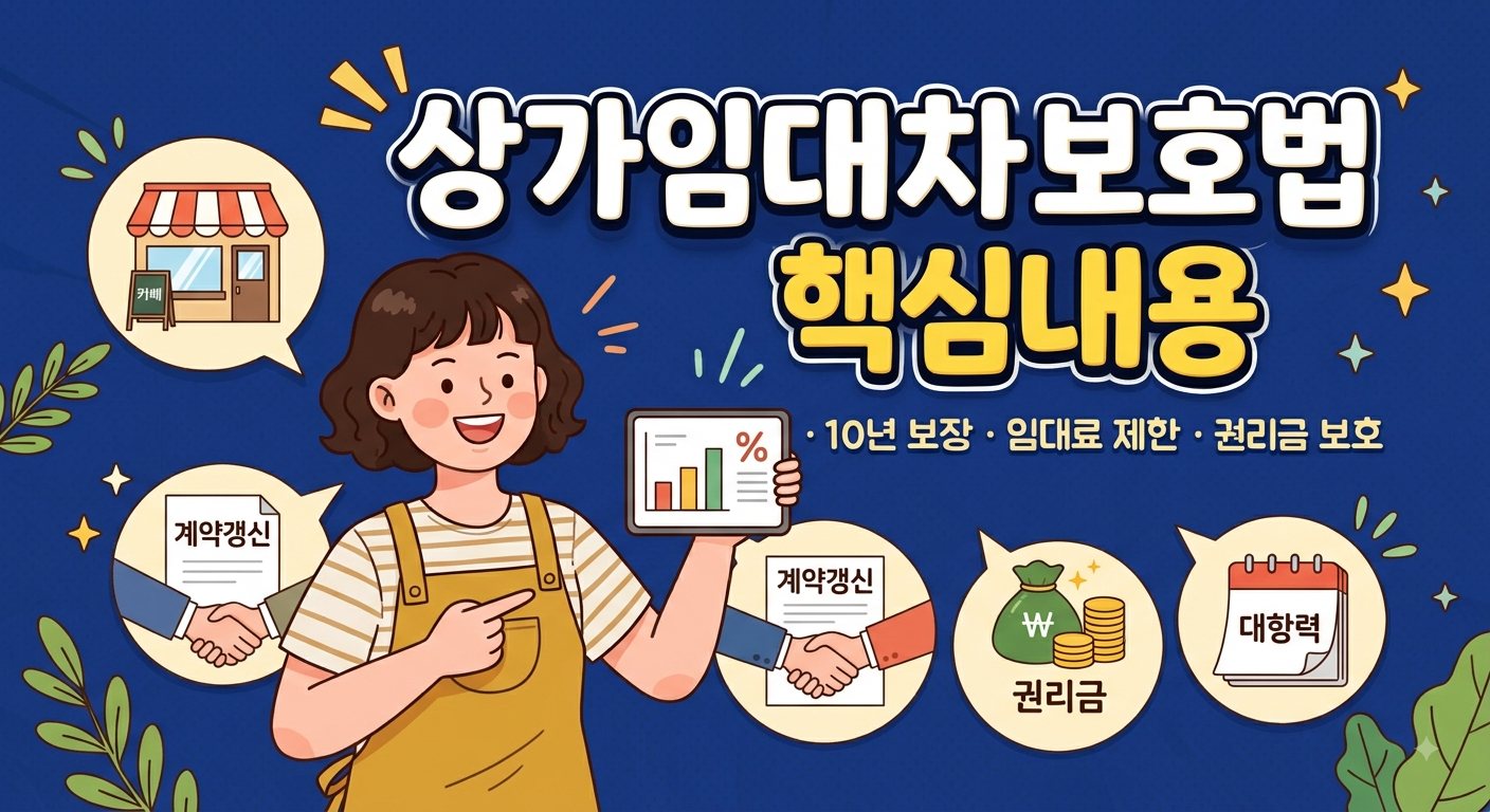 상가 임대차 시 반드시 알아야 할 핵심 내용 6가지