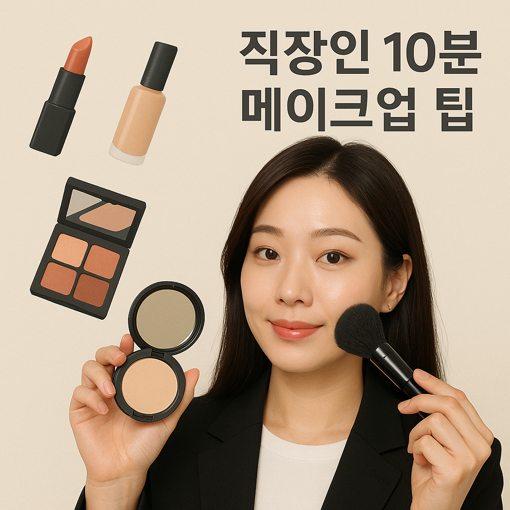 직장인 10분 메이크업