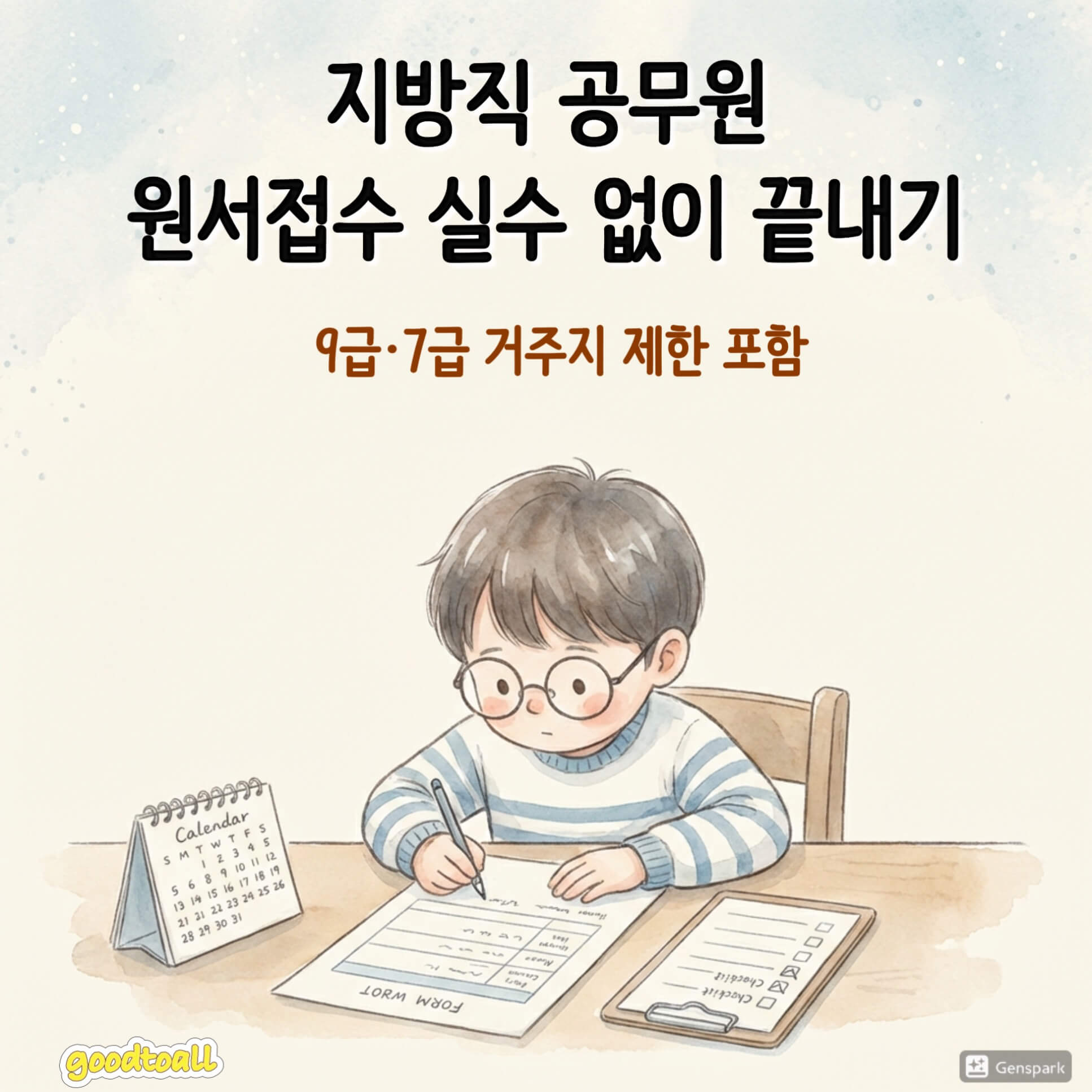 지방직 공무원 원서접수 방법과 9급&middot;7급 거주지 제한 요건을 정리한 썸네일 이미지