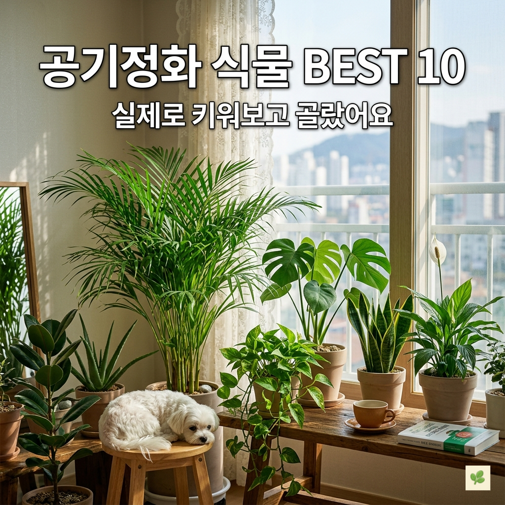 공기정화 식물 BEST 10