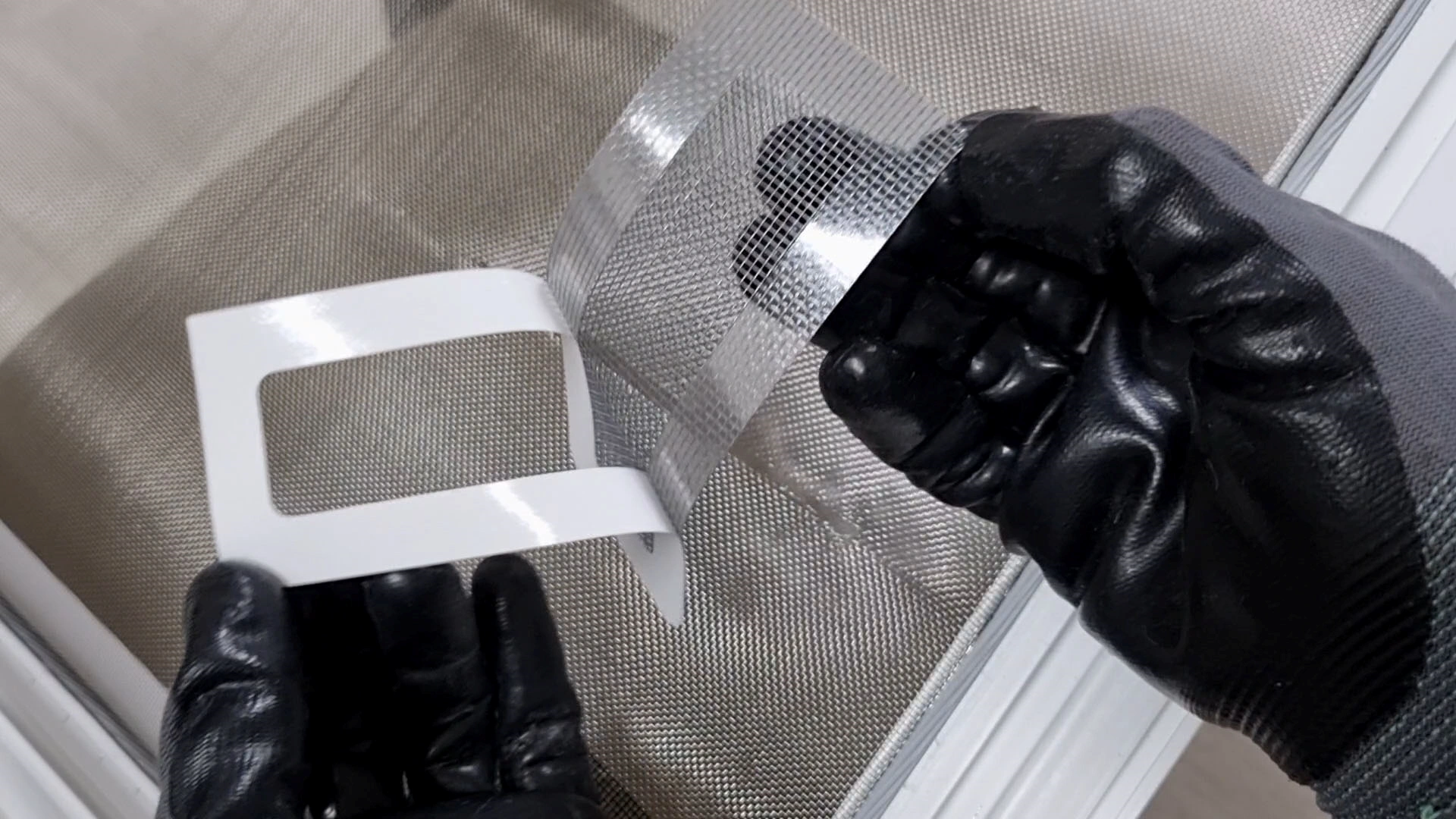 방충망 스티커 모습