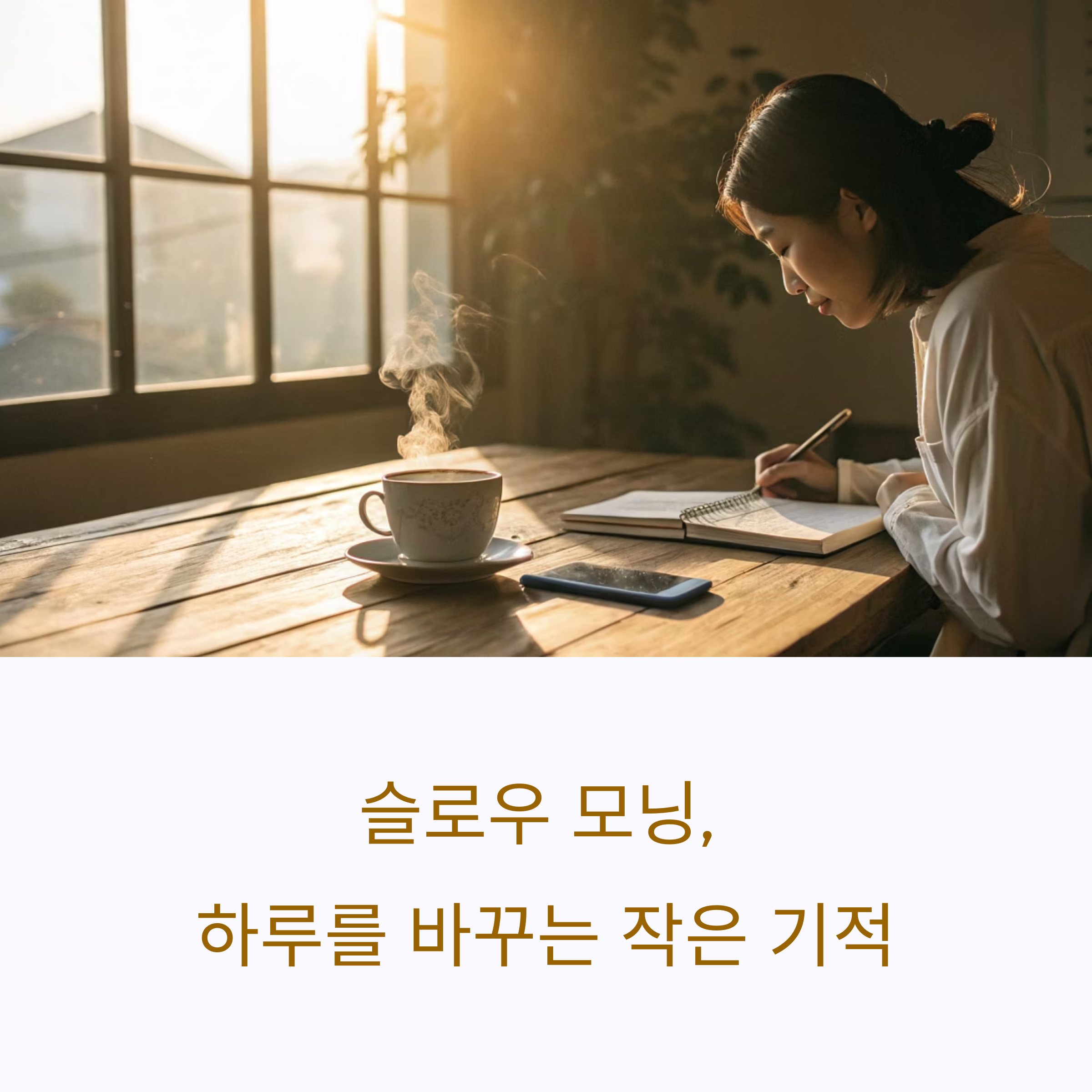슬로우 모닝, 하루를 바꾸는 작은 기적