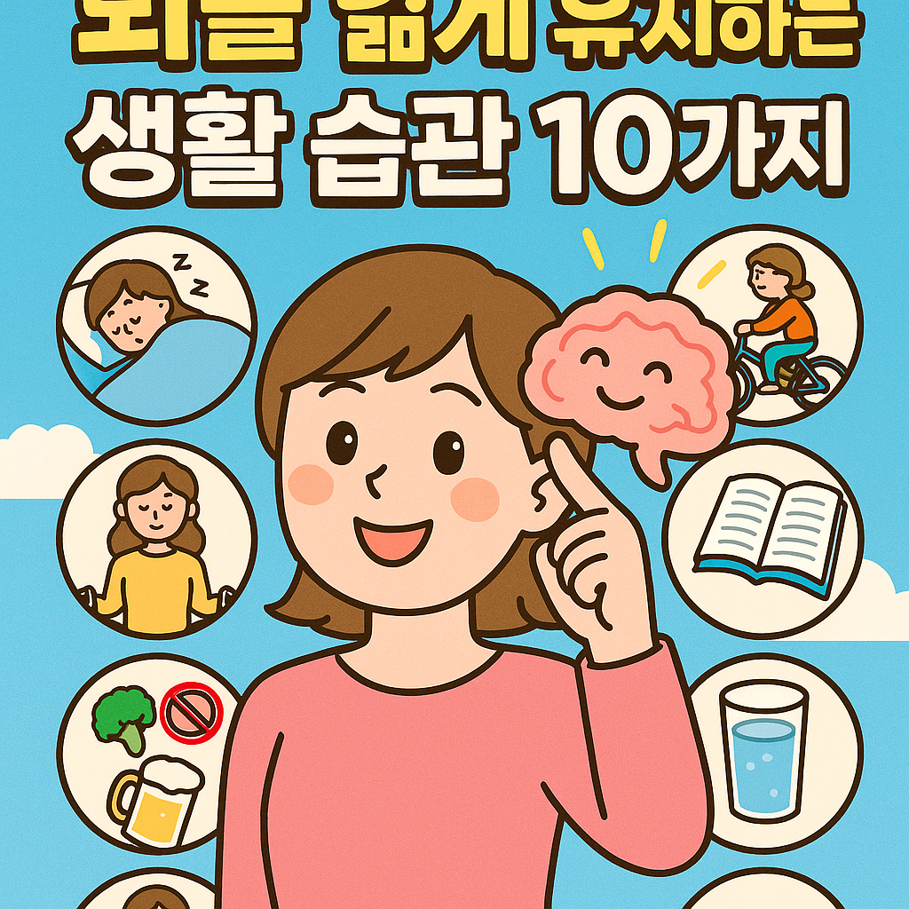 뇌를 젊게 유지하는 생활 습관 10가지 관련사진