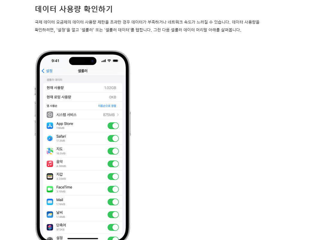 해외 여행 핸드폰 자동로밍 사용 방법