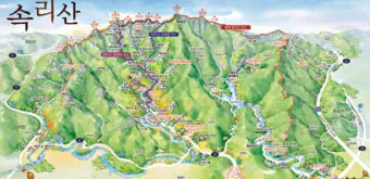 속리산 등산코스와 등산지도 정보_44