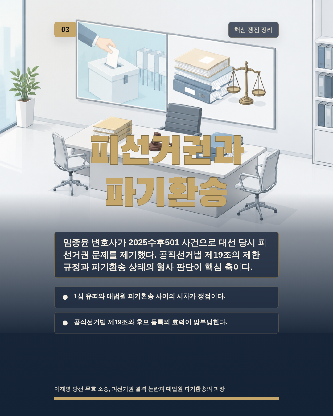 피선거권과 파기환송
