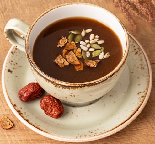 한국의 떡 종류 여주산병-대추차