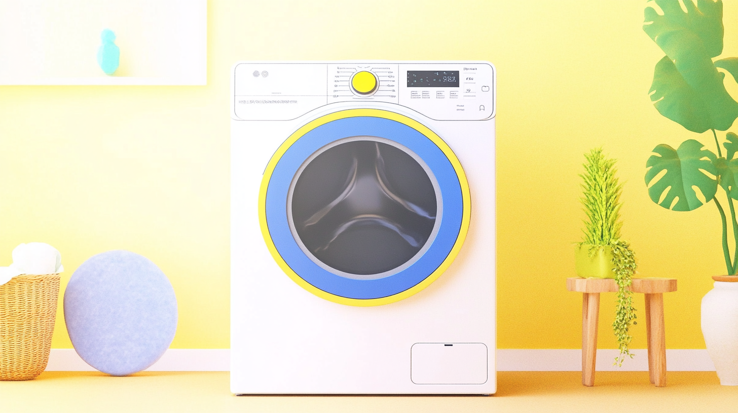 고급스러운 인테리어와 함께 세련된 디자인의 인공지능 기술이 결합된 첨단 세탁기