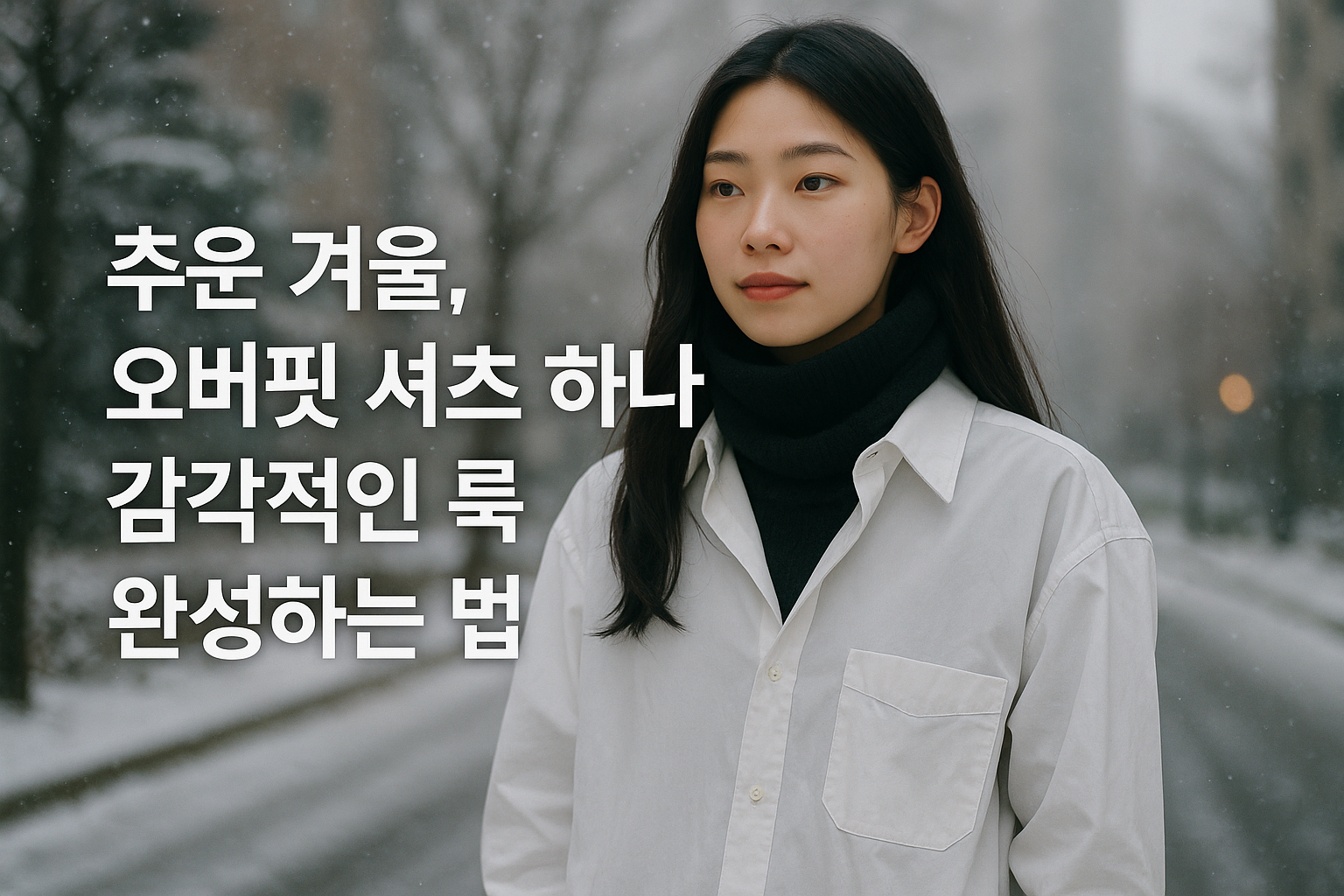 오버핏 셔츠