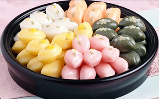 한국의 떡 종류 달떡-송편