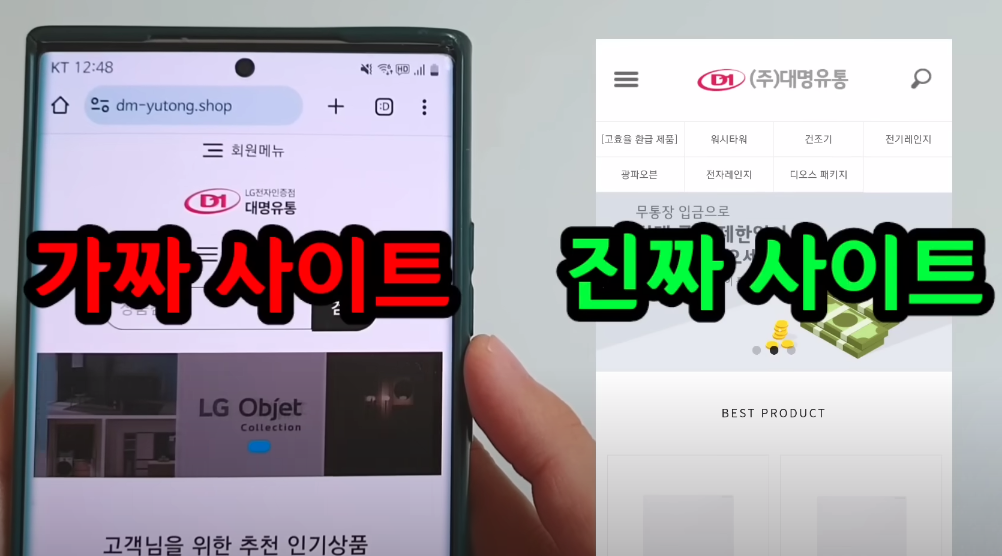 가짜 사이트