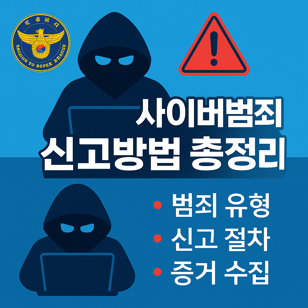 사이버범죄 종류와 신고방법 총정리