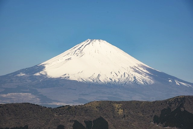 일본 랜드마크 후지산 전경