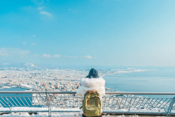 JR타워에서 바라보는 하얀 도시