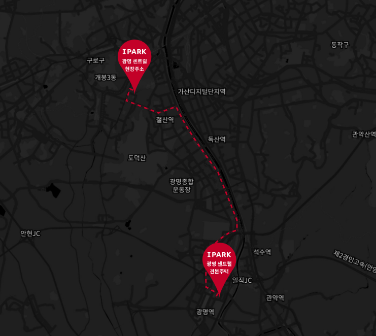 현장 및 모델하우스 위치