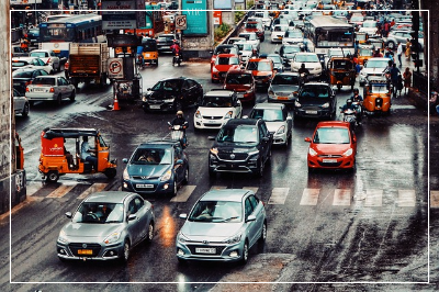 비-오는-날-교통-체증