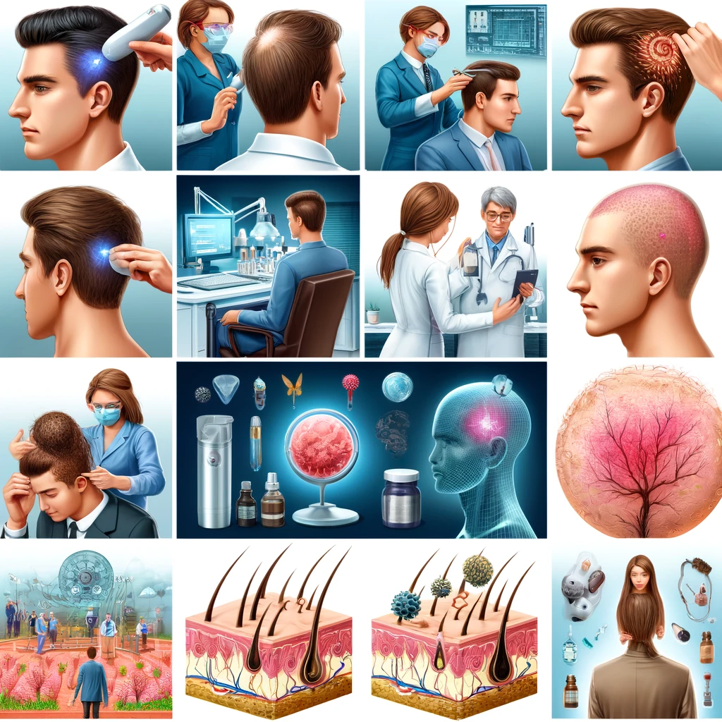 탈모 치료 사진