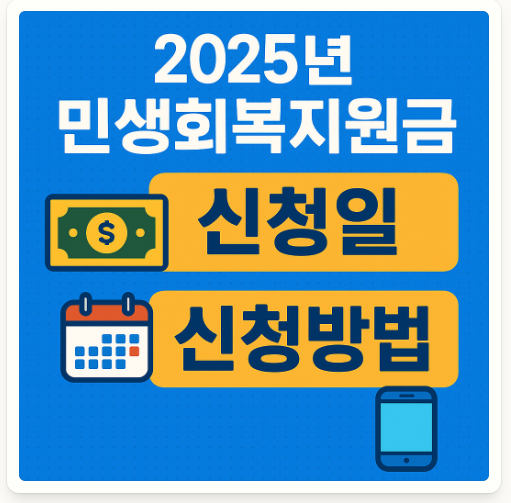 2025년 민생회복지원금 지급신청일과 신청방법 총정리