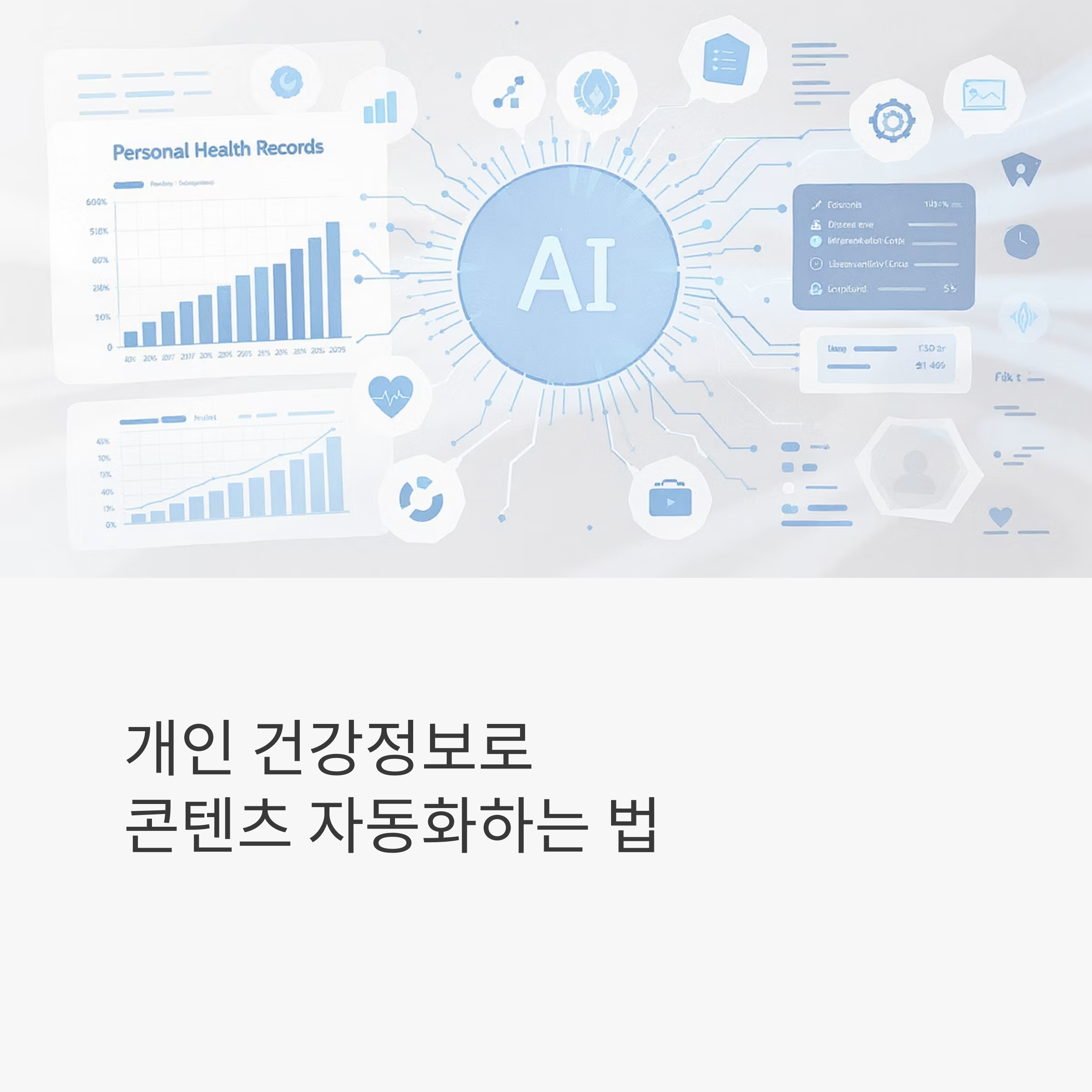 개인 건강정보로 콘텐츠 자동화하는 법