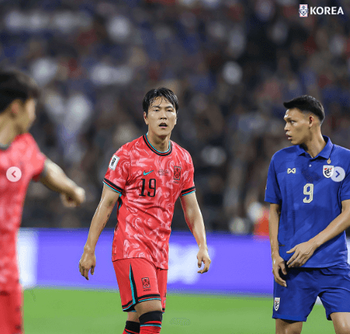 2026 북중미 월드컵 아시아 2차 예선 태국원정경기 한국승리