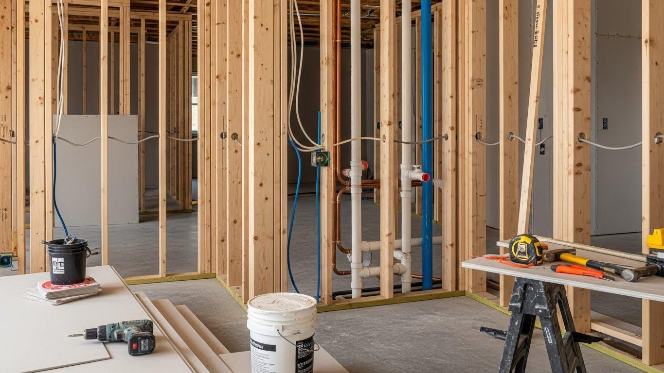 인테리어 공사 안내문