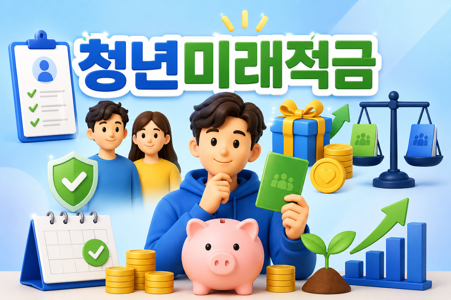 청년미래적금 총정리｜신청방법&middot;대상자&middot;혜택&middot;청년도약계좌 차이 한눈에 관련 사진