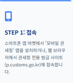 개인통관고유부호 발급