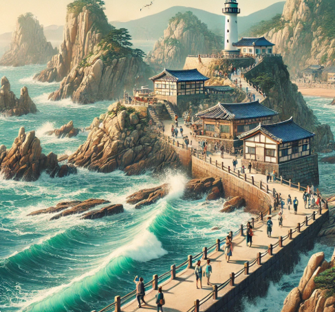 동해 죽변도 섬 사진