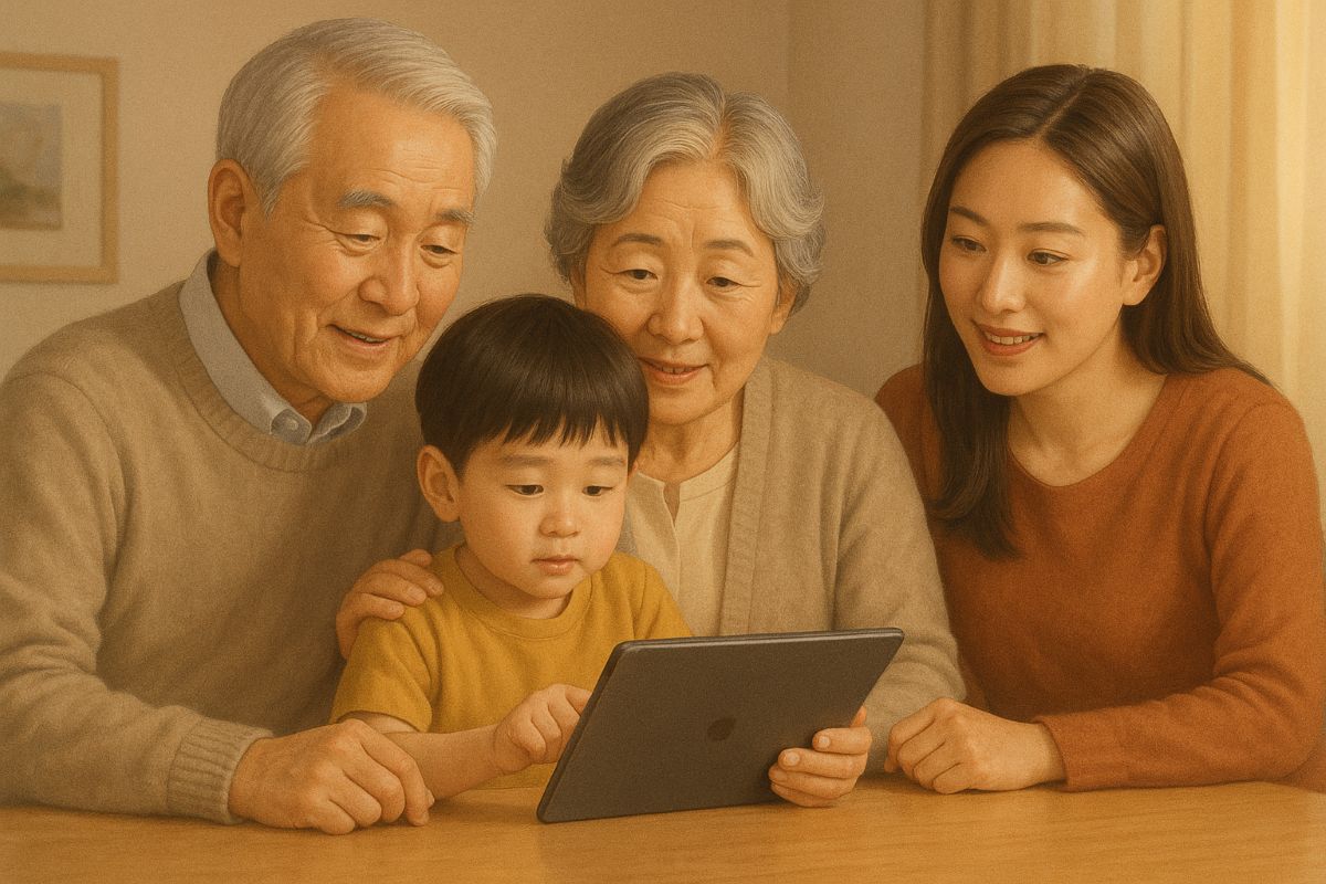 가족 정보 확인 중