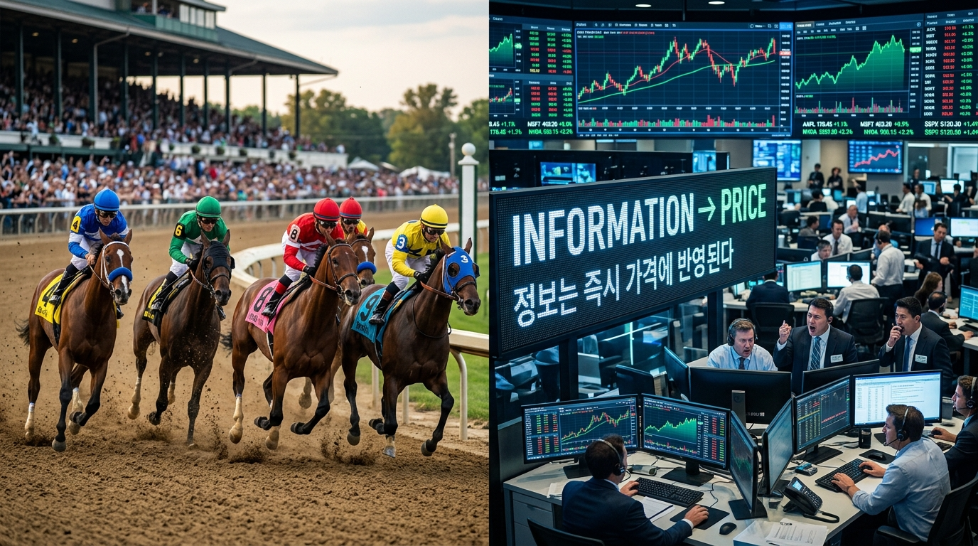 효율적 시장 가설(EMH)을 시각화