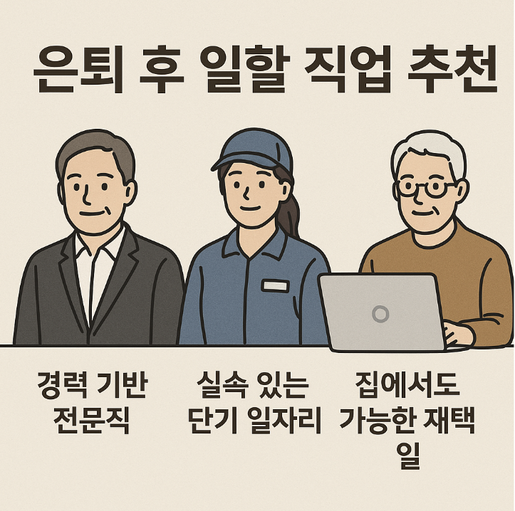 은퇴 후 일할 직업 추천