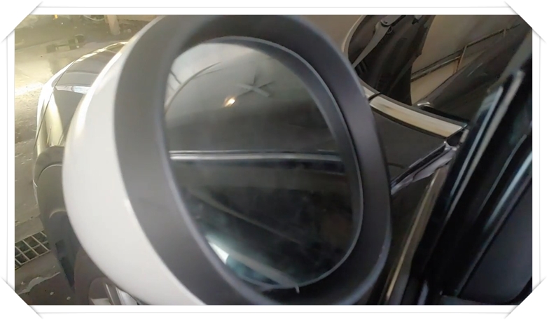 미니 컨트리맨 1세대(R60) 사이드미러 스토퍼 파손 프레임 교체 수리 전 후