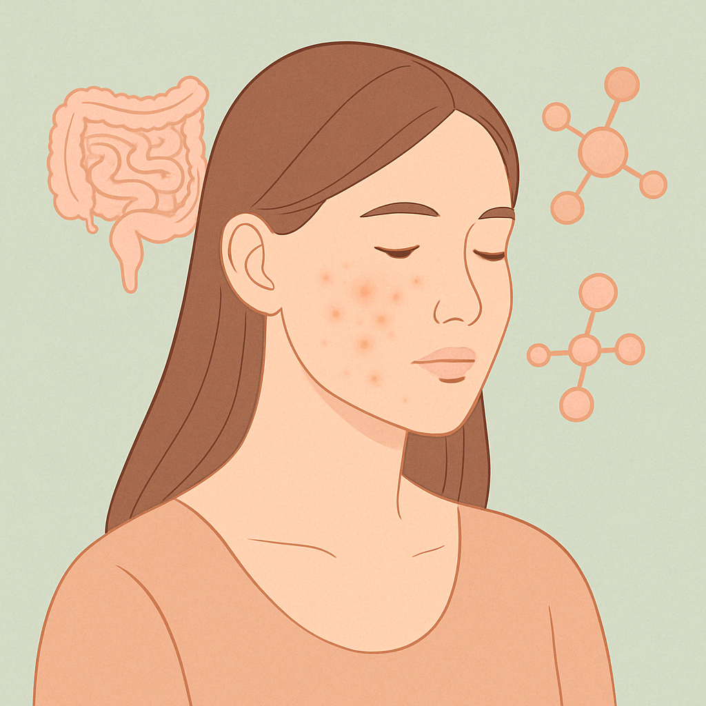 여드름은 피부 문제가 아니다? 호르몬 불균형과 장 건강의 연결고리